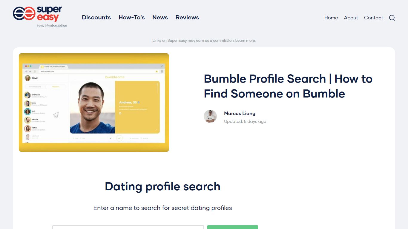 Bumble Profile Search | How to Find Someone on Bumble